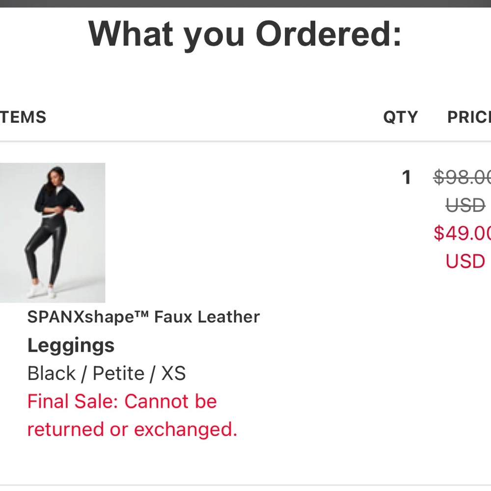 SPANX leggings